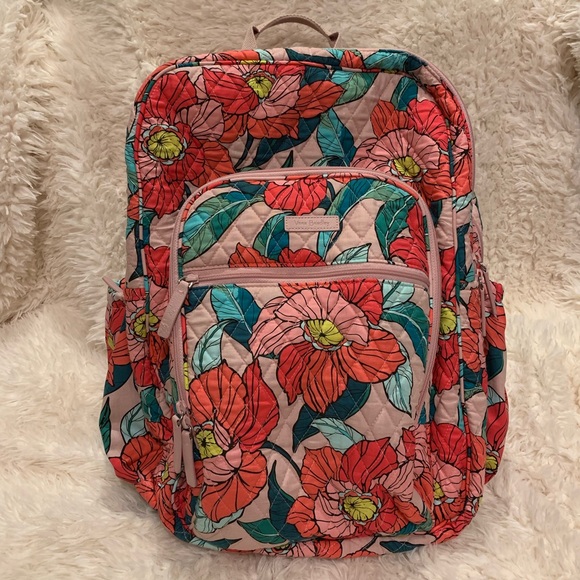 vera bradley vintage floral backpack